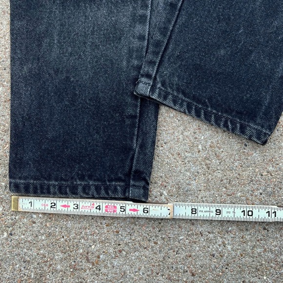 Vintage 90s BONGO mom jeans 24” SHORT PETITE Black - Picture 8 of 8
